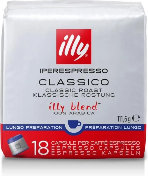 Illy - Iperespresso Koffie Home Classico Lungo 6 X 18 Capsules -Koffiebenodigdheden Winkel 1010x1200 1