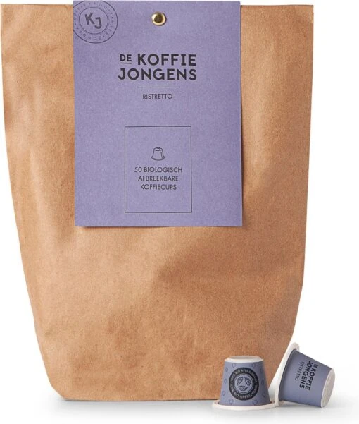 De Koffiejongens - Grootverpakking Ristretto - 200 Nespresso Koffiecups -Koffiebenodigdheden Winkel