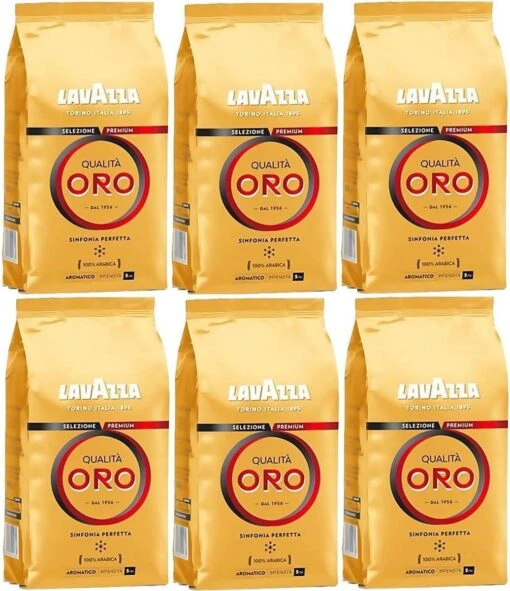 Lavazza Qualita Oro Koffiebonen - 6 X 1 Kg -Koffiebenodigdheden Winkel