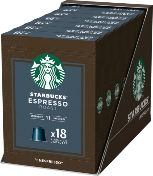 Starbucks By Nespresso Capsules Espresso Roast - 7 Doosjes à 18 Koffiecups -Koffiebenodigdheden Winkel 1043x1200 1