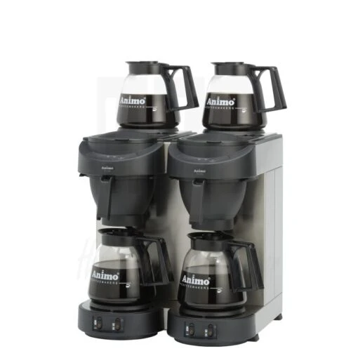 Koffiemachine Animo M102 Met Glazen Kan, ZWART, 230 Volt 50HZ, 3500 WATT, 10512 -Koffiebenodigdheden Winkel 10512