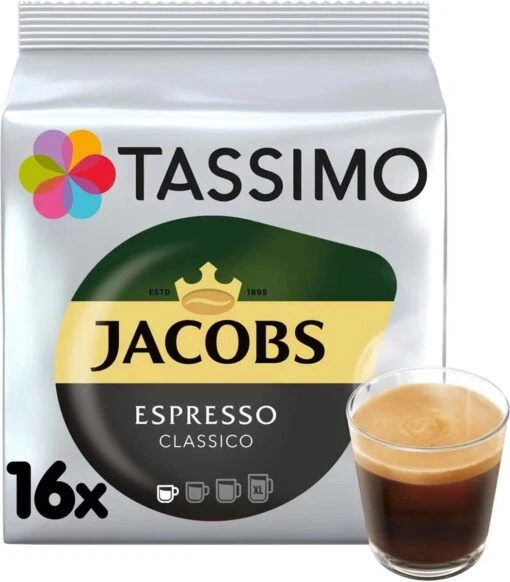 Tassimo - Jacobs Espresso Classico - 16 T-Discs -Koffiebenodigdheden Winkel