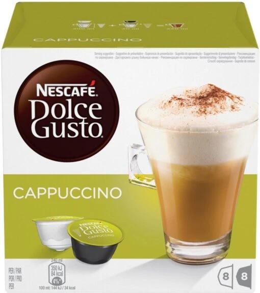 Nescafé Dolce Gusto Cappuccino - 6 X 16 Capsules -Koffiebenodigdheden Winkel