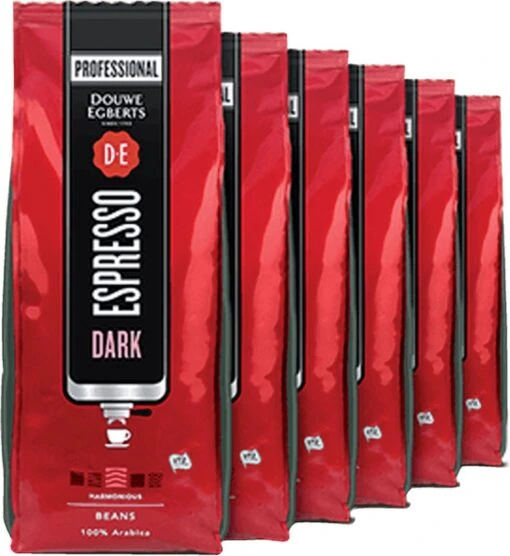 Koffie Douwe Egberts Espresso Bonen Dark Roast 1000gr -Koffiebenodigdheden Winkel