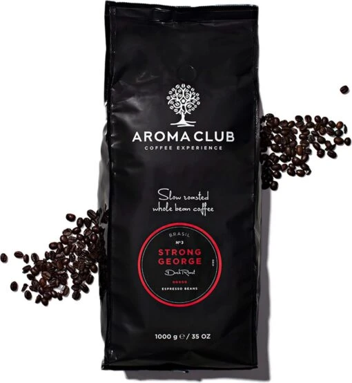 Aroma Club - Krachtige Koffiebonen 1KG - No. 3 Strong George - Koffie Intensiteit 5/5 -Koffiebenodigdheden Winkel 1104x1200 1