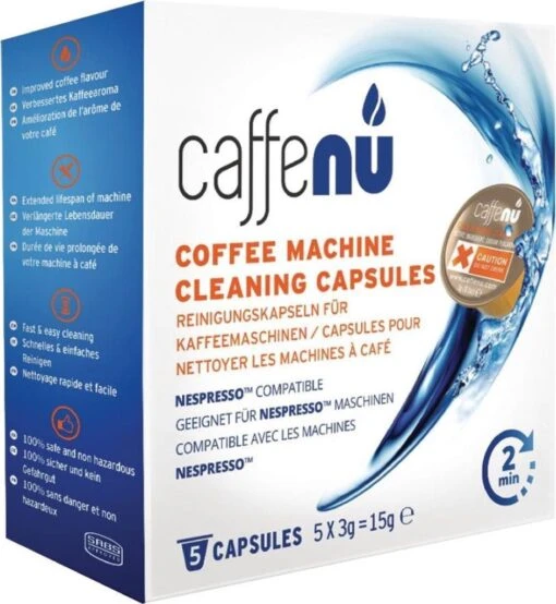 Caffenu Reinigingscapsules Voor Espresso Apparaten 5 Capsules Per Verpakking -Koffiebenodigdheden Winkel 1104x1200 2