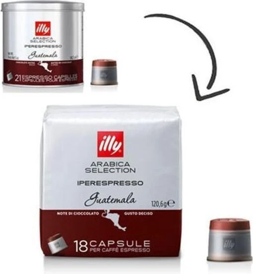 Illy Capsules Iperespresso Arabica Selection Guatemala 6 X 18 Stuks -Koffiebenodigdheden Winkel