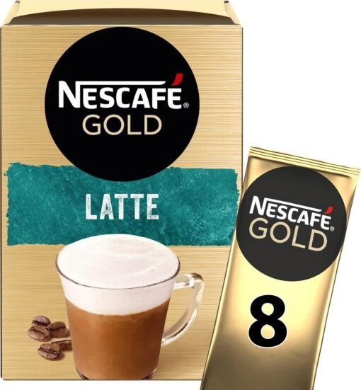 Nescafé Gold Latte Macchiato Oploskoffie - 6 Doosjes à 8 Zakjes -Koffiebenodigdheden Winkel 1111x1200 5