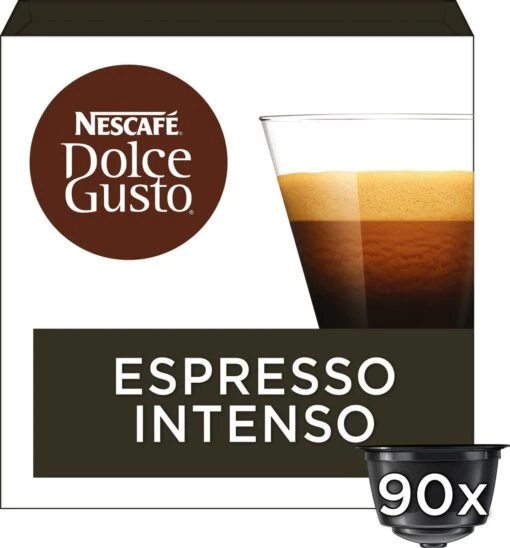 Nescafé Dolce Gusto Espresso Intenso Capsules - 90 Koffiecups -Koffiebenodigdheden Winkel