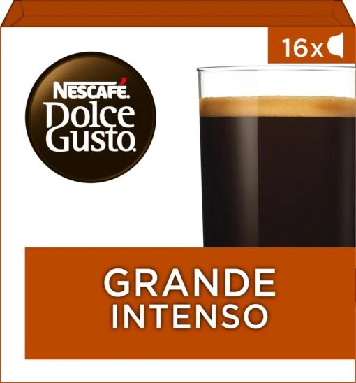 Nescafé Dolce Gusto Capsules Grande Intenso - 48 Koffiecups - Geschikt Voor 48 Koppen Koffie -Koffiebenodigdheden Winkel