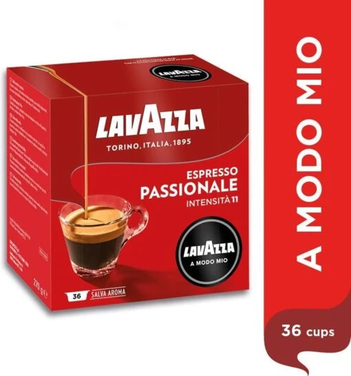 Lavazza A Modo Mio Passionale 36 Stuks -Koffiebenodigdheden Winkel