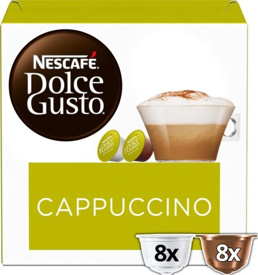 Nescafé Dolce Gusto Cappuccino Capsules - 48 Koffiecups -Koffiebenodigdheden Winkel 1122x1200 1