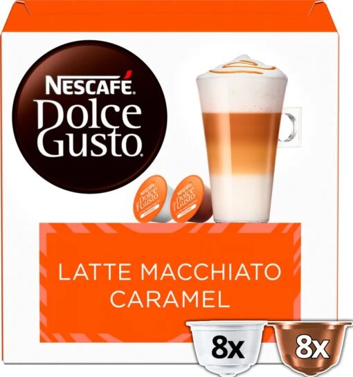 NESCAFÉ Dolce Gusto Latte Macchiato Caramel - 6 Doosjes à 16 Capsules -Koffiebenodigdheden Winkel 1122x1200 2