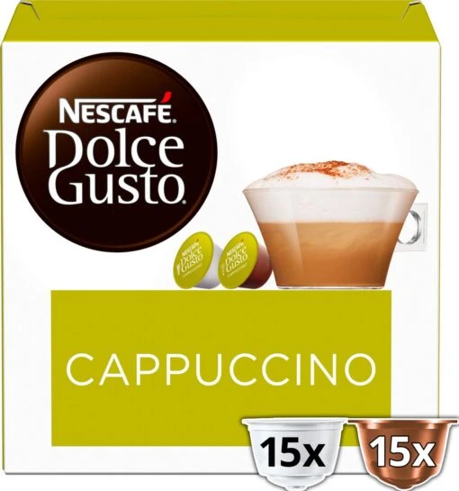 Nescafé Dolce Gusto Cappuccino Capsules - 90 Koffiecups -Koffiebenodigdheden Winkel 1122x1200 3