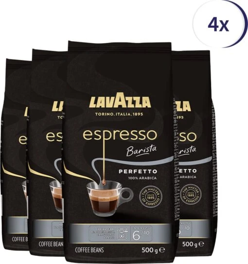 Lavazza Espresso Barista Perfetto Koffiebonen - 500 Gram X4 -Koffiebenodigdheden Winkel 1125x1200 1