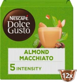 Nescafé Dolce Gusto Almond Macchiato Capsules - Vegan Koffie - 36 Koffiecups -Koffiebenodigdheden Winkel 1126x1200