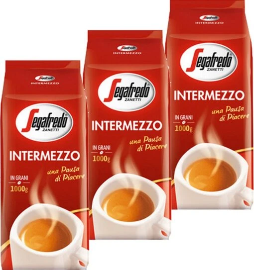 Segafredo Intermezzo - Koffiebonen - 3 X 1 Kg -Koffiebenodigdheden Winkel 1127x1200 1