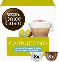 Nescafé Dolce Gusto Cappuccino Light Capsules - 48 Koffiecups -Koffiebenodigdheden Winkel 1129x1200