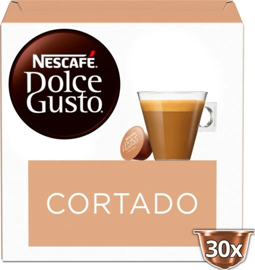 Nescafé Dolce Gusto Cortado Espresso Macchiato Capsules - 90 Koffiecups -Koffiebenodigdheden Winkel 1132x1200 13