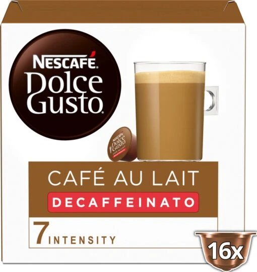 Nescafé Dolce Gusto Cafe Au Lait Decaf 3 Doosjes à 16 Capsules -Koffiebenodigdheden Winkel 1132x1200 18