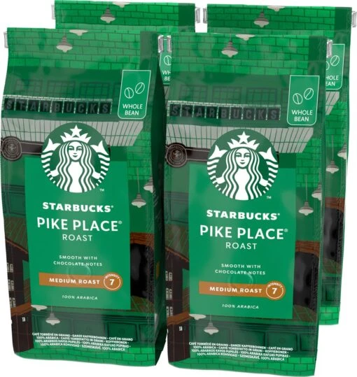 Starbucks Pike Place Medium Roast Koffiebonen - 4 Zakken à 450 Gram -Koffiebenodigdheden Winkel 1135x1200 3