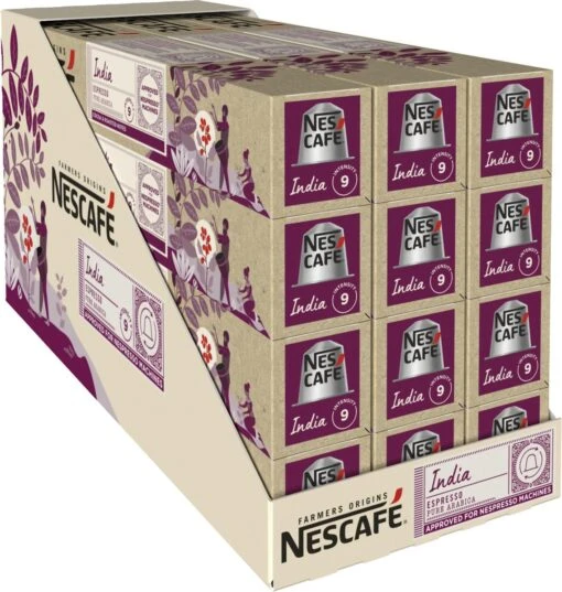 Nescafé Farmers Origins India Espresso Capsules - 120 Koffiecups -Koffiebenodigdheden Winkel 1139x1200 5