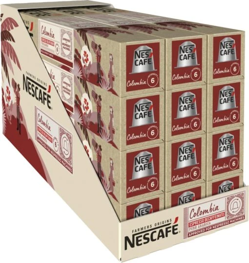 Nescafé Farmers Origins Colombia Espresso Decafé Capsules - 120 Koffiecups -Koffiebenodigdheden Winkel 1139x1200 6