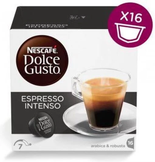 Nescafé Dolce Gusto Espresso Intenso Cups - 3 X 16 Stuks -Koffiebenodigdheden Winkel