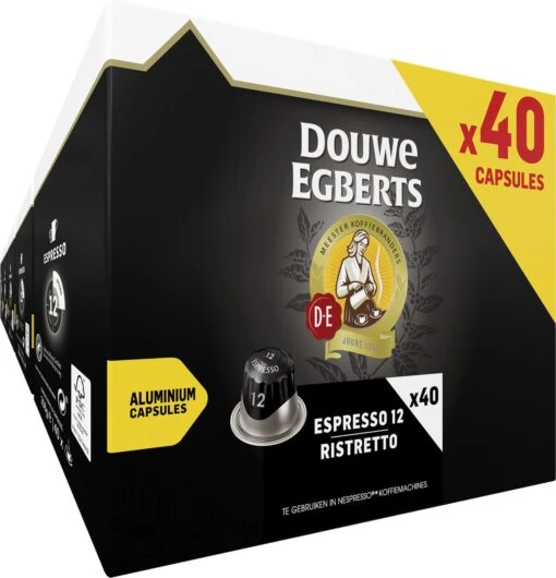 Douwe Egberts Espresso Ristretto Koffiecups (12) - 5 X 40 Koffiecups -Koffiebenodigdheden Winkel 1154x1200 1