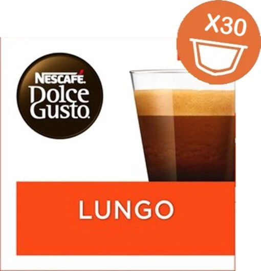 Dolce Gusto - Lungo XL - 30 Capsules -Koffiebenodigdheden Winkel