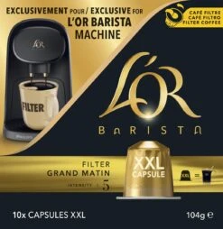 L'OR BARISTA XXL Filter Grand Matin (5) - 5 X 10 Koffiecups -Koffiebenodigdheden Winkel 1169x1200