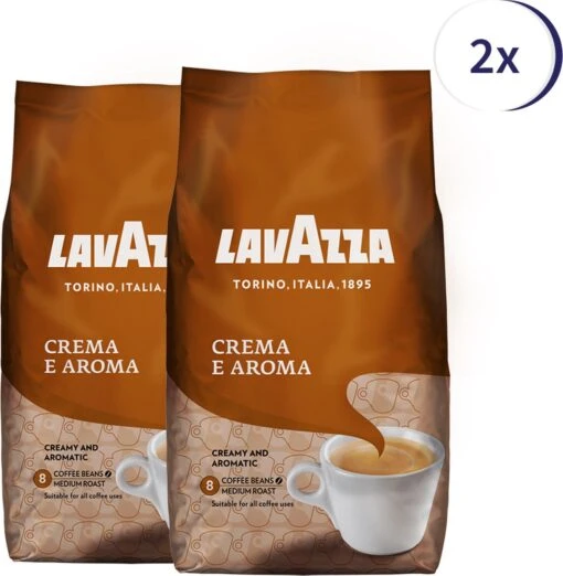 Lavazza Crema Aroma Koffiebonen 1kg X2 -Koffiebenodigdheden Winkel 1172x1200 1