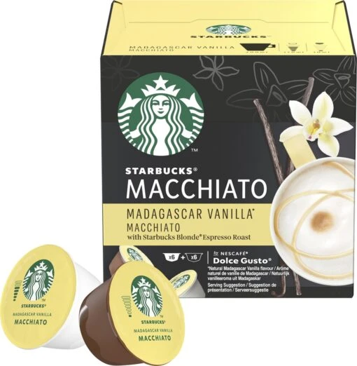 Starbucks By Dolce Gusto Capsules Madagascar Vanilla Macchiato- 3 Doosjes à 12 Koffiecups -Koffiebenodigdheden Winkel 1173x1200 2