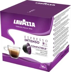 Lavazza Espresso Intenso Capsules - Geschikt Voor Dolce Gusto Apparaat - 6 X 16 Stuks -Koffiebenodigdheden Winkel 1187x1200