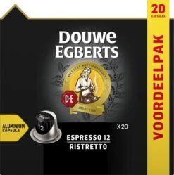 Douwe Egberts Espresso Ristretto (12) - 10 X 20 Koffiecups -Koffiebenodigdheden Winkel 1189x1200