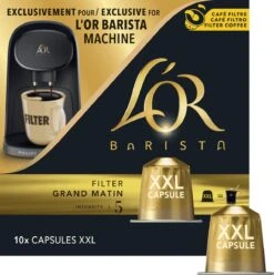 L'OR BARISTA XXL Filter Grand Matin (5) - 5 X 10 Koffiecups -Koffiebenodigdheden Winkel 1195x1200