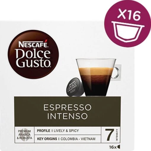 Nescafé Dolce Gusto Espresso Intenso Cups - 3 X 16 Stuks -Koffiebenodigdheden Winkel 1197x1200 3