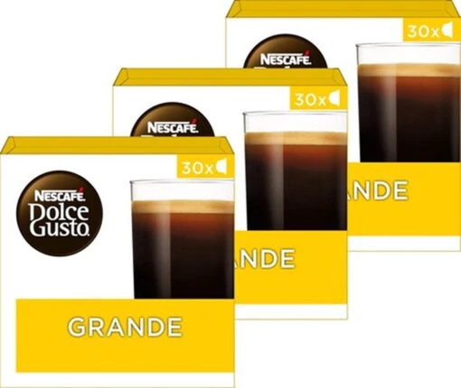 Nescafé Dolce Gusto Grande Capsules - 90 Koffiecups -Koffiebenodigdheden Winkel