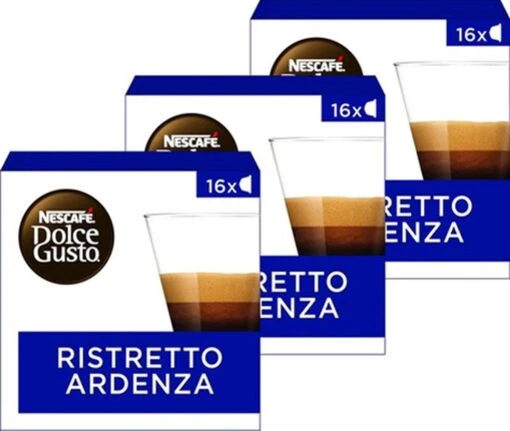 Nescafé Dolce Gusto Espresso Ristretto Ardenza Capsules - 48 Koffiecups -Koffiebenodigdheden Winkel