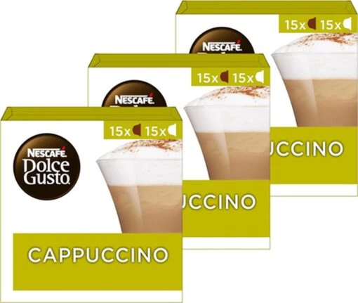 Nescafé Dolce Gusto Cappuccino Capsules - 90 Koffiecups -Koffiebenodigdheden Winkel 1200x1014 10