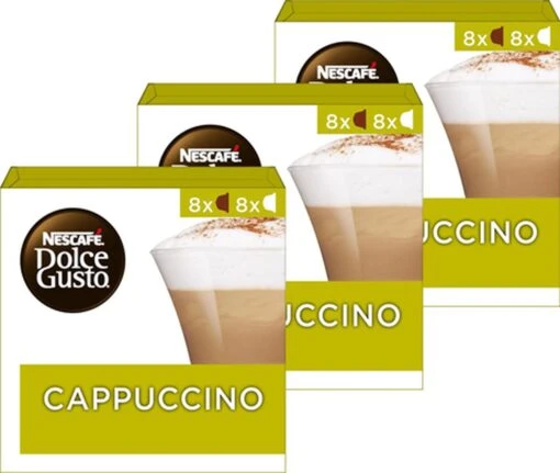 Nescafé Dolce Gusto Cappuccino Capsules - 48 Koffiecups -Koffiebenodigdheden Winkel 1200x1014 3