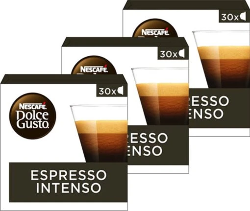 Nescafé Dolce Gusto Espresso Intenso Capsules - 90 Koffiecups -Koffiebenodigdheden Winkel 1200x1014 4