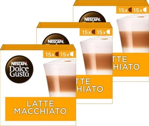 Nescafé Dolce Gusto Latte Macchiato Capsules - 90 Koffiecups -Koffiebenodigdheden Winkel 1200x1014 6