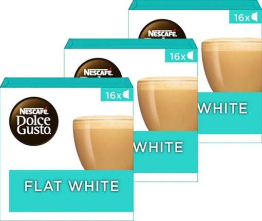 Nescafé Dolce Gusto Flat White Capsules - 48 Koffiecups -Koffiebenodigdheden Winkel 1200x1014 8