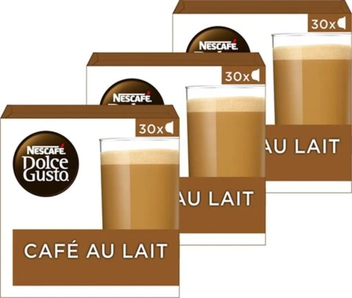 Nescafé Dolce Gusto Café Au Lait Capsules - 90 Koffiecups -Koffiebenodigdheden Winkel 1200x1014 9