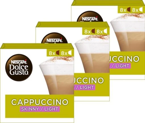 Nescafé Dolce Gusto Cappuccino Light Capsules - 48 Koffiecups -Koffiebenodigdheden Winkel