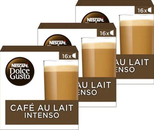 Nescafé Dolce Gusto Cafe Au Lait Intenso Capsules - 48 Koffiecups -Koffiebenodigdheden Winkel 1200x1016 1