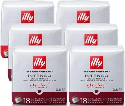 Illy - Iperespresso Koffie Home Intenso 6 X 18 Capsules -Koffiebenodigdheden Winkel