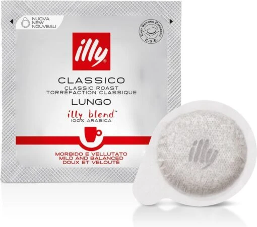 Illy - E.S.E. Servings Classico Lungo 12 X 18 Stuks -Koffiebenodigdheden Winkel