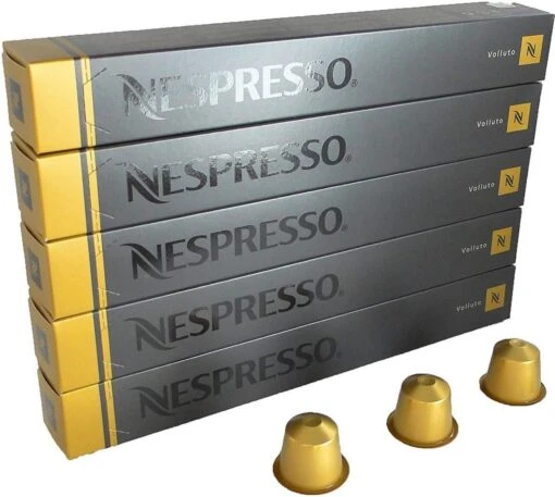 Nespresso Cups - Volluto - 5 X 10 Cups - Koffie Cups -Koffiebenodigdheden Winkel